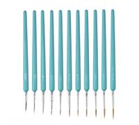 yakermur Pinceaux fins détaillés, pinceaux de peinture à l'huile | Kit de liner multifonction - 11 accessoires de dessin, peinture d'art pour modèles, visage, ongles