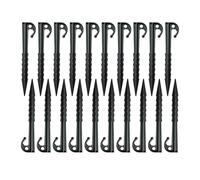 yakermur Piquet De Tente | 20 Pièces Piquets Sol Résistants,Accessoires Camping pour Fixation de Pare-Soleil Bâche Pelouse Jardin Voyage Serre Plage Débutant
