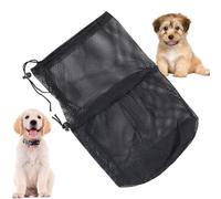 yakermur Protection de chien pour champs et prairies, muselière de sécurité comme protection de la tête contre les épines - Protection de la tête respirante et réglable - Muselière en maille légère