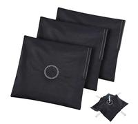 yakermur Sac de sable pour mât de drapeau | 3 sacs de sable pour mât de drapeau en plumes - Accessoires sûrs pour intérieur ou extérieur, événements d'affaires, festivals