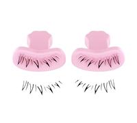 yakermur Tampon pour cils inférieurs - Outil de maquillage naturel Quick Eye - Outil de maquillage pour cils - 1 paire de tampons réutilisables en silicone - Pour la maison, les voyages