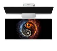 yakermur Tapis de Souris Grand Format pour Bureau - Format XXL Antidérapant pour Souris d'Ordinateur | Accessoires Gaming Élégant pour Ordinateur Portable Maison Bureau Familial Amis Adultes