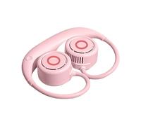 yakermur Ventilateur autour du cou, pliable et maniable, sans pales de rotor, rechargeable par USB, 3 vitesses, ventilateur pour les voyages, la construction, les festivals, le camping, le sport, la
