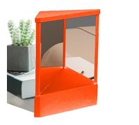 yakermur Véritable miroir - Image réelle non inversée non inversée pour voir le vôtre, angle de vue en verre, coupe de cheveux, réflexion de précision, design fin