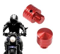 yakermur Vis de miroir de moto, bouchons de rétroviseur à l'arrière Vis | Boulons de vis de miroir 2x pour moteur | Accessoires de sports puissants résistants à l'eau lourds pour vélos