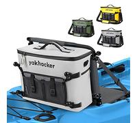 Yakhacker Glacière de kayak, refroidisseur étanche pour dossier de siège avec sièges de style chaise de pelouse, sac d'accessoires de kayak, glacière portable pour kayak, voyage, déjeuner, plage et