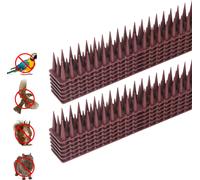 Yakimz 24x Anti-oiseaux Pics anti-pigeons Protection pigeon corbeau 5.16M