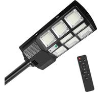 Yakimz 300W Réverbère d'éclairage public Mât d'éclairage solaire LED avec détecteur de mouvement