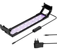 Yakimz 35-50cm LED aquarium éclairage réservoir de poissons lampe plein spectre lumière végétale pour la croissance des plantes d'aquarium