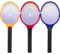 Yakimz 3X Tapette à mouches électrique Rouge/ Bleu/ Jaune Exterminateur d'insectes Moustiques Bureau