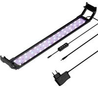 Yakimz 45-60cm aquarium LED éclairage du réservoir de poissons lampe plein spectre lumière des plantes pour la croissance des plantes d'aquarium