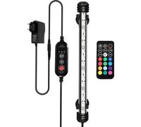 Yakimz 48.5cm LED Lampe d'Aquarium Réservoir Eclairage sous-marin Dimmable 3 modes d'éclairage avec minuterie,avec télécommandes,IP67