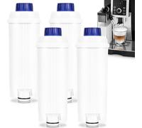 Yakimz 4x filtres à eau pour DeLonghi DLS C002, Accessoires pour Compatible avec les modèles de machines à café DeLonghi, ESAM, ECAM, BCO EC