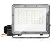 Yakimz 50W LED Projecteur Projecteur LED IP65 étanche Projecteur extérieur Lampe de sécurité extérieure pour jardin garage 6000K