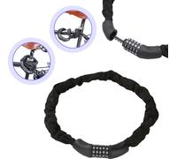 Yakimz antivol pour vélo Antivol blindé Chaînes en acier Moto Antivol à combinaison 90cm