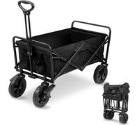 Yakimz Bollerwagen pliable pneus pleins porte-boissons chariot de jardin chariot de transport chariot de plage