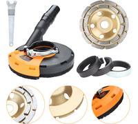 Yakimz capot d'aspiration 125mm/5inch avec accessoires capot d'aspiration pour un ponçage sans poussière Fanztool