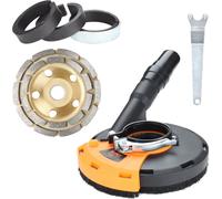 Yakimz capot d'aspiration 125mm/5inch meuleuse d'angle universel capot d'aspiration meuleuse d'angle embout Fanztool
