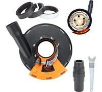 Yakimz capot d'aspiration pour meuleuse d'angle 125 mm embout d'aspiration ponceuse à béton meule diamantée