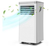 Yakimz Climatiseur mobile Climatiseur avec tuyau d'évacuation d'air, avec télécommande, minuterie, ventilateur silencieux