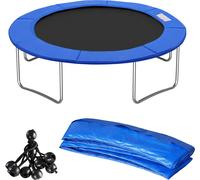 Yakimz Couverture de rebord de trampoline 28cm de large Ø305cm 100% UV résistant à la déchirure Couverture de ressort Protection de rebord 10FT - Bleu
