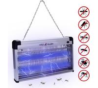 Yakimz Destructeur d'insectes électrique 40W LED Piège à insectes avec lumière UV Lampe à moustiques Piège à mouches Tueurs de moustiques pour l'intérieur Chambres d'enfants Jardins