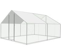 Yakimz Enclos 3x4x2m - Poulailler en métal 12 m² avec porte & verrou