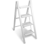 Yakimz Escabeau pliant 4nombre de marches Argent Escabeau double Alu Marchepied pliant