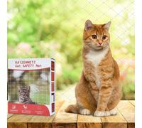 Yakimz Filet pour chats Filet de balcon Filet de protection transparent pour chats Filet de protection pour fenêtres Grille de protection pour fenêtres basculantes 3x8m
