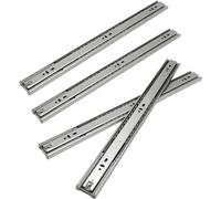 Yakimz Glissières de tiroir Extension totale 45mm Extension lourde Extension télescopique Glissière à billes 350mm 20 pièces