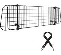 Yakimz grille pour chien voiture Avec petits animaux Prend 3 fils barbelés réglable de 90-145 cm grille de séparation universelle noir