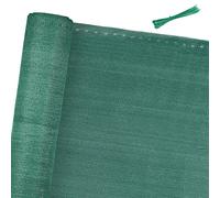 Yakimz M-CT8465-1 - Brise-vue - 1,2 x 10 m - Avec serre-câbles - Tissu PEHD 150 g/m² - 90 % d'ombre - Pour balcon, balustrade, terrasse, clôture, vert