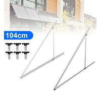 Yakimz Panneau solaire PV Support 104cm Panneau solaire 0°-90° Montage en surface photovoltaïque FR 2X