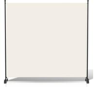 Yakimz Paravent sur roulettes Outdoor Séparateur de pièce jardin Mur espagnol Séparateur de pièce 1 pièce Beige 187x181 cm