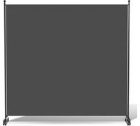 Yakimz Paravent sur roulettes Outdoor Séparation de pièce jardin Mur espagnol Séparation de pièce 1 pièce Anthracite 187x181 cm