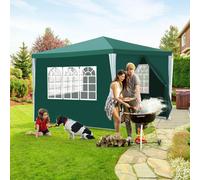Yakimz Pavillon Tente de jardin - Pavillon de jardin, tente à bière pour les marchés et les fêtes, idéal pour les mariages Vert 3x3m
