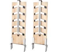 Yakimz Planche à saumon à flamber Acier inoxydable Set de 2 planches à griller Planche à fumer