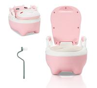 Yakimz Pot Enfant Pot Bébé WC, Siège de toilette Enfant Réducteur de Toilettes avec poignées et antidérapant, pour enfants à partir de 1 an Rose