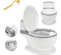 Yakimz Pot pour enfants, siège de toilette pour bébé, pot pour bébé, entraîneur de toilette pour jeunes enfants avec couvercle avec son