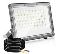 Yakimz projecteur LED extérieur 50W, 4950 lm Super lumineux Spot LED d'extérieur, Étanche IP65, 4950 lm, éclairage de sécurité Pour entrepôt, garage, cour, parking