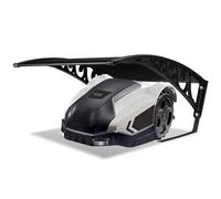 Yakimz Toit de garage pour robot tondeuse à gazon - Avec bandes en mousse - 106 x 87 x 50 cm - Protection contre la pluie en polycarbonate - Protection contre la pluie, la grêle et les rayons UV