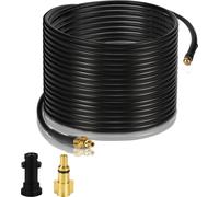 Yakimz tuyau de nettoyage de tuyaux pour nettoyeur haute pression 180bar- Kit de nettoyage de tuyaux tuyau avec adaptateur approprié pour Kärcher K2-K7 20m