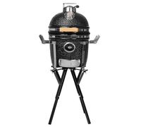 Yakiniku Kamado Y130001 Barbecue en céramique compact avec structure de camping 13"