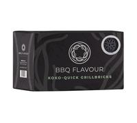 Yakiniku Y100207 Lot de 4 briquettes de coco rondes