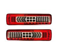YAKISA Automobiles Feu Arrière pour Volvo pour Camion FH16 FH13 Feu Arrière LED E Approuver 82849894/84195505 82849925/84195519 1 Paire 24V LED Feu Arrière De Camion Feu Arrière(L and R Buzzer)