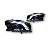 YAKISA Ensemble Phares Avant Pour Benz Classe ML W164 2012-2015 Phares À LED Feux De Jour Clignotants Feux De Route Lentille De Projecteur Angel Eye Feux Avant