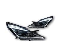 YAKISA Ensemble Phares Avant Pour Hyundai Pour Sonata 8 MK8 2010-2014 Phares De Voiture À LED Feux De Jour Projecteur Accessoires Automobiles Feux Avant(No bulb)