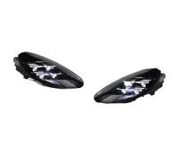 YAKISA Ensemble Phares Avant Pour Panamera 970 970.1 2010-2017 Phare LED Phare Avant DRL Lentille De Projecteur Automobile Feux Avant(2014-2017,LHD)