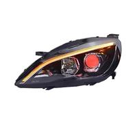 YAKISA Ensemble Phares Avant Pour Peugeot 308 408R 2014-2021 Accessoires Phares Avant DRL Clignotants Feux De Croisement Et De Route Projecteur Lentille Feux Avant