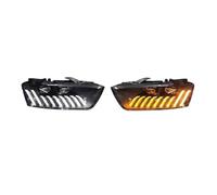 YAKISA Ensemble Phares Avant Pour Q3 2013-2018 1 Paire De Phares À LED Plug And Play Entièrement À LED Feux Avant(16-18 xenon type)